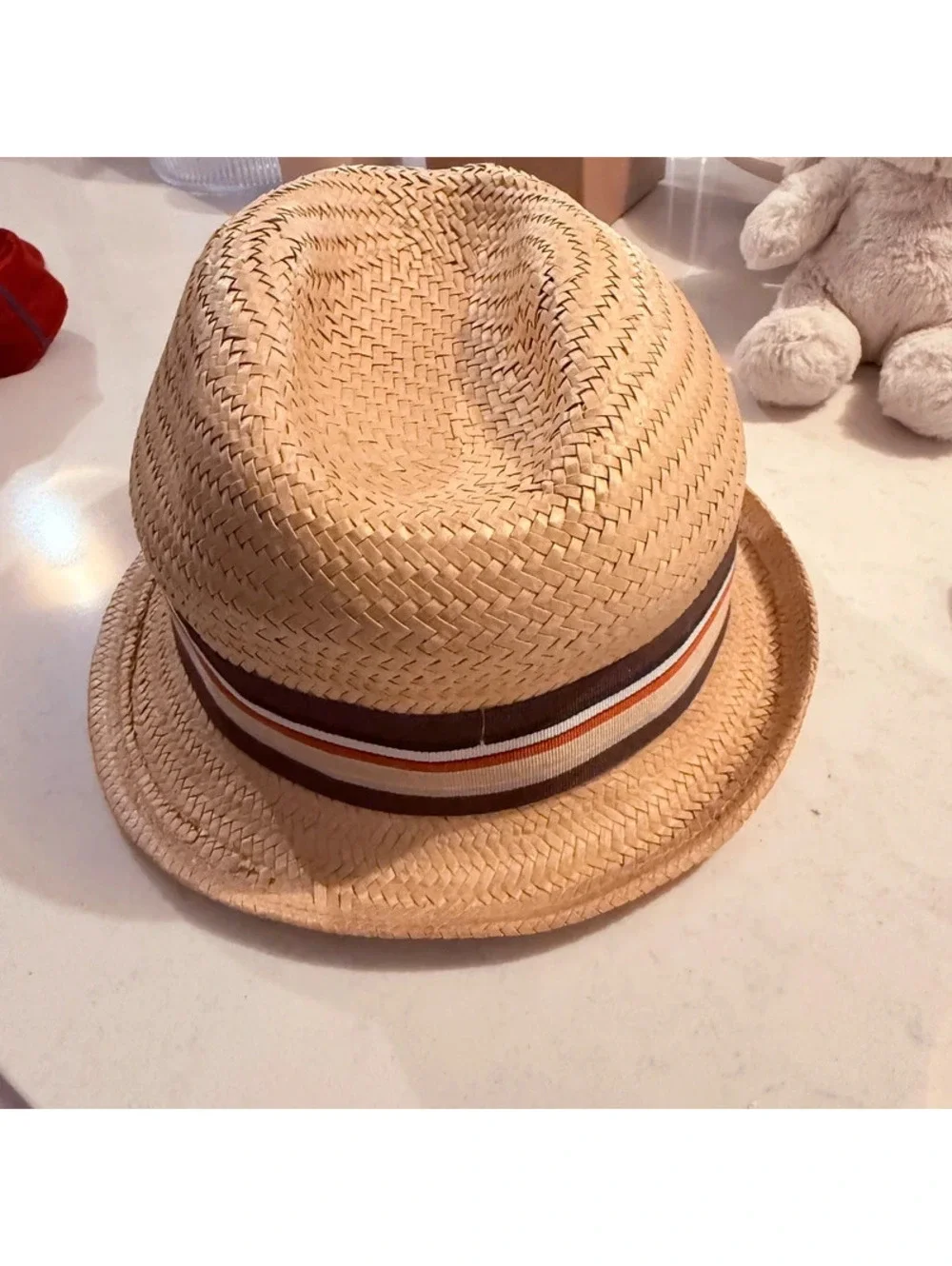 Brixton medium straw hat